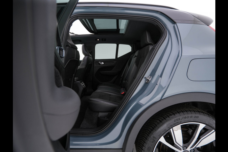 Volvo XC40 Recharge P8 AWD R-Design [ 3-Fase-11kW ] {SOH-90%} (INCL-BTW) Aut. *PANO | LEATHER-ALCANTARA | ADAPTIVE-CRUISE | DIGI-COCKPIT | FULL-LED | HARMAN/KARDON | TOPVIEW | NAVI-FULLMAP | ECC | PDC | KEYLESS | HEATED-SPORTSEATS | TOWBAR | 20''ALU*