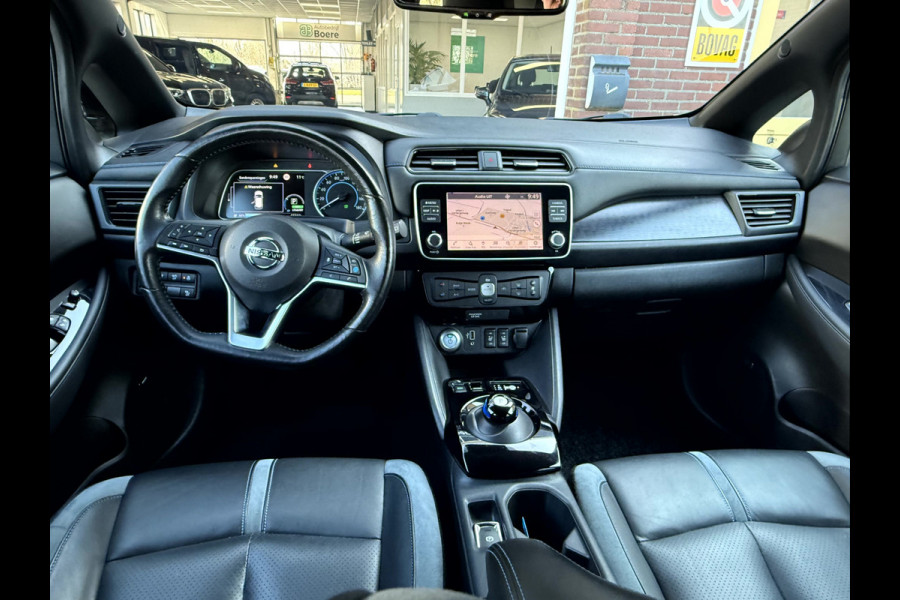 Nissan Leaf e+ Tekna 62 kWh SOH 93.2%, Leer, 360 camera, 17''Lmv