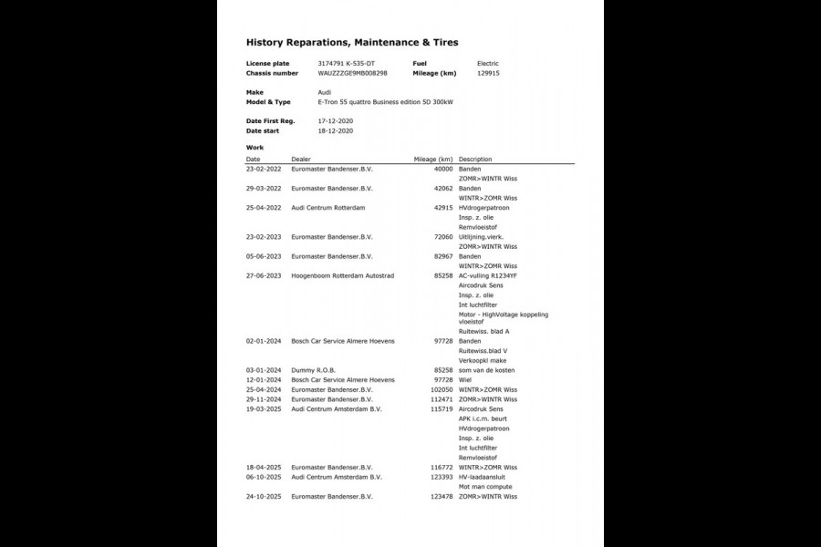 Audi e-tron 55 Quattro Business Edition 95 kWh|90% SOH|GROTE ACCU|UNIEK LEDER|MEMORY|CLIMATE+CRUISE|NAVI|ORG.NL|NAP|IN. BTW|1eEIG|