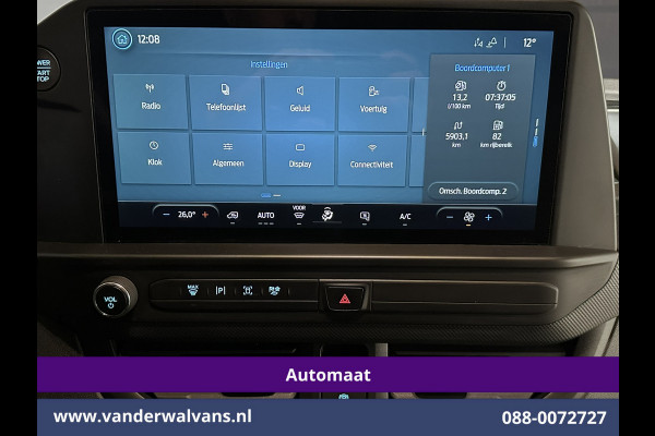 Ford Transit Custom 2.0 TDCI 136pk Automaat L1H1 Fabrieksgarantie Euro6 Airco | Camera | LED | Cruisecontrol | Apple Carplay Android Auto, Verwarmde voorruit, Parkeersensoren, Bijrijdersbank, 2800kg trekvermogen
