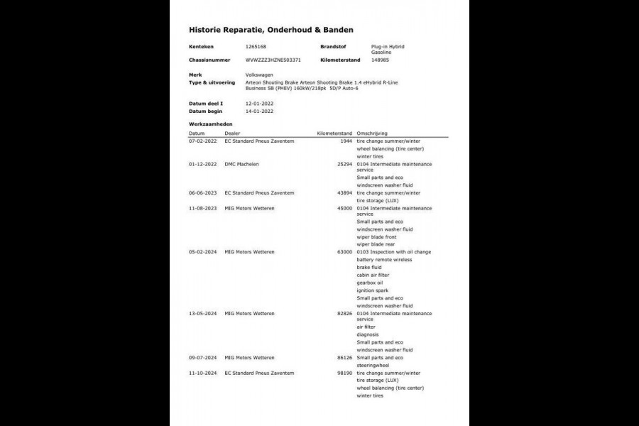 Volkswagen Arteon 1.4 TSI eHybrid R-Line Business CARPLAY / LEER / CAMERA / MEMMORY / LED / STOELVERWARMING