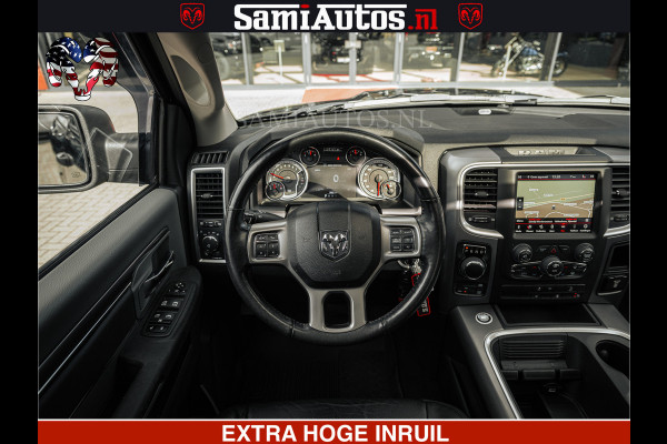 Dodge Ram BLACK OPS | 5.7 HEMI V8 402PK | MORIMOTO LED | Eerste Eigenaar | Diamond Black | Comfortabele Dubbele Cabine DC met Royale 5 Zitplaatsen |