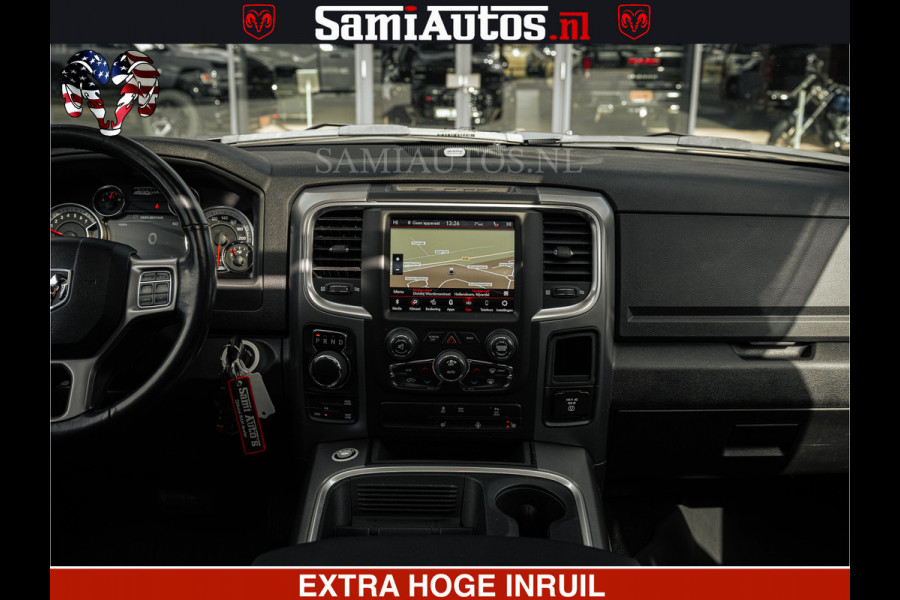 Dodge Ram BLACK OPS | 5.7 HEMI V8 402PK | MORIMOTO LED | Eerste Eigenaar | Diamond Black | Comfortabele Dubbele Cabine DC met Royale 5 Zitplaatsen |