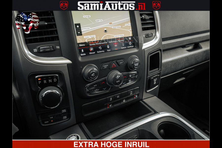 Dodge Ram BLACK OPS | 5.7 HEMI V8 402PK | MORIMOTO LED | Eerste Eigenaar | Diamond Black | Comfortabele Dubbele Cabine DC met Royale 5 Zitplaatsen |