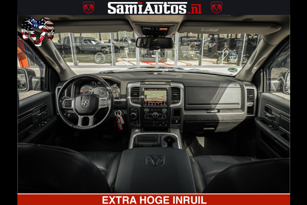 Dodge Ram BLACK OPS | 5.7 HEMI V8 402PK | MORIMOTO LED | Eerste Eigenaar | Diamond Black | Comfortabele Dubbele Cabine DC met Royale 5 Zitplaatsen |
