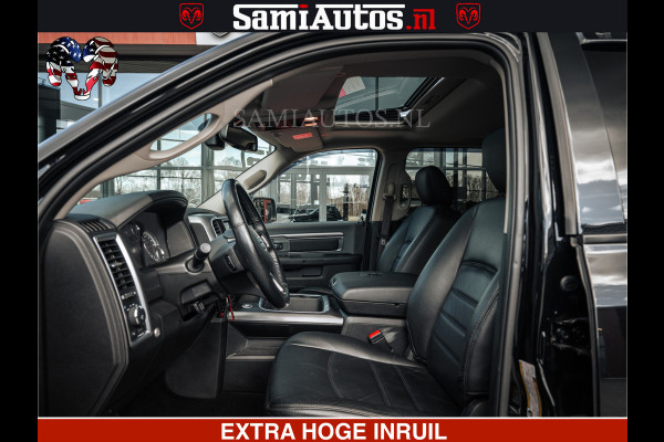 Dodge Ram BLACK OPS | 5.7 HEMI V8 402PK | MORIMOTO LED | Eerste Eigenaar | Diamond Black | Comfortabele Dubbele Cabine DC met Royale 5 Zitplaatsen |