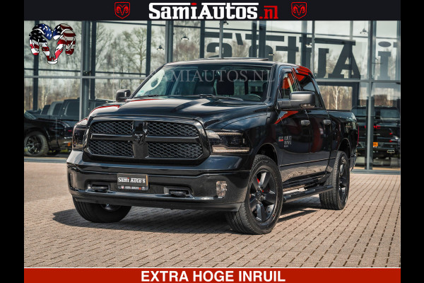 Dodge Ram BLACK OPS | 5.7 HEMI V8 402PK | MORIMOTO LED | Eerste Eigenaar | Diamond Black | Comfortabele Dubbele Cabine DC met Royale 5 Zitplaatsen |