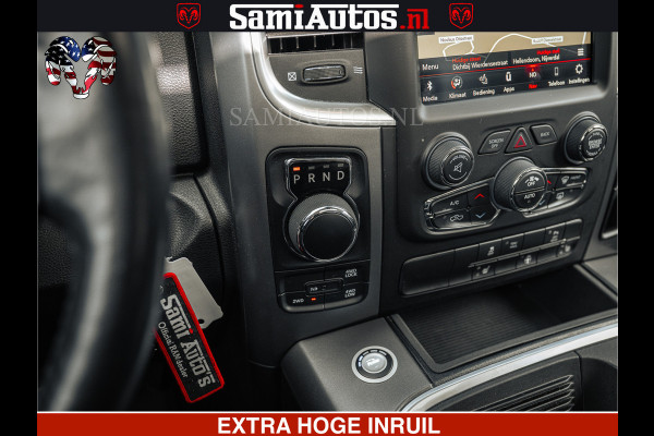 Dodge Ram BLACK OPS | 5.7 HEMI V8 402PK | MORIMOTO LED | Eerste Eigenaar | Diamond Black | Comfortabele Dubbele Cabine DC met Royale 5 Zitplaatsen |