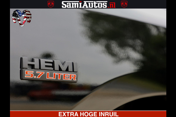 Dodge Ram BLACK OPS | 5.7 HEMI V8 402PK | MORIMOTO LED | Eerste Eigenaar | Diamond Black | Comfortabele Dubbele Cabine DC met Royale 5 Zitplaatsen |