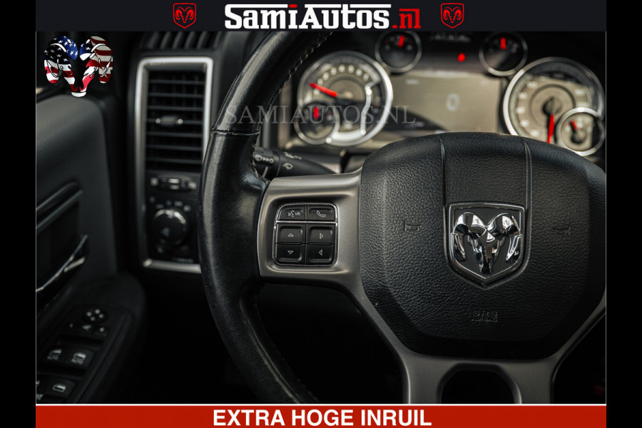 Dodge Ram BLACK OPS | 5.7 HEMI V8 402PK | MORIMOTO LED | Eerste Eigenaar | Diamond Black | Comfortabele Dubbele Cabine DC met Royale 5 Zitplaatsen |