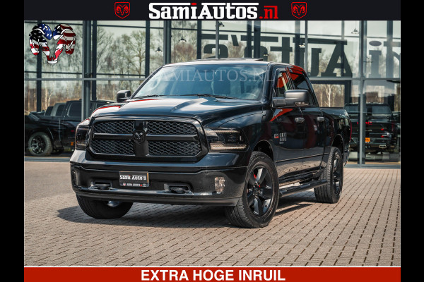 Dodge Ram BLACK OPS | 5.7 HEMI V8 402PK | MORIMOTO LED | Eerste Eigenaar | Diamond Black | Comfortabele Dubbele Cabine DC met Royale 5 Zitplaatsen |