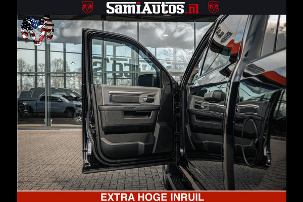 Dodge Ram BLACK OPS | 5.7 HEMI V8 402PK | MORIMOTO LED | Eerste Eigenaar | Diamond Black | Comfortabele Dubbele Cabine DC met Royale 5 Zitplaatsen |