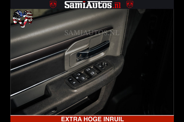 Dodge Ram BLACK OPS | 5.7 HEMI V8 402PK | MORIMOTO LED | Eerste Eigenaar | Diamond Black | Comfortabele Dubbele Cabine DC met Royale 5 Zitplaatsen |