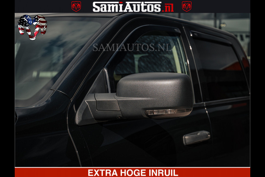 Dodge Ram BLACK OPS | 5.7 HEMI V8 402PK | MORIMOTO LED | Eerste Eigenaar | Diamond Black | Comfortabele Dubbele Cabine DC met Royale 5 Zitplaatsen |
