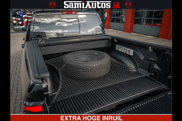 Dodge Ram BLACK OPS | 5.7 HEMI V8 402PK | MORIMOTO LED | Eerste Eigenaar | Diamond Black | Comfortabele Dubbele Cabine DC met Royale 5 Zitplaatsen |