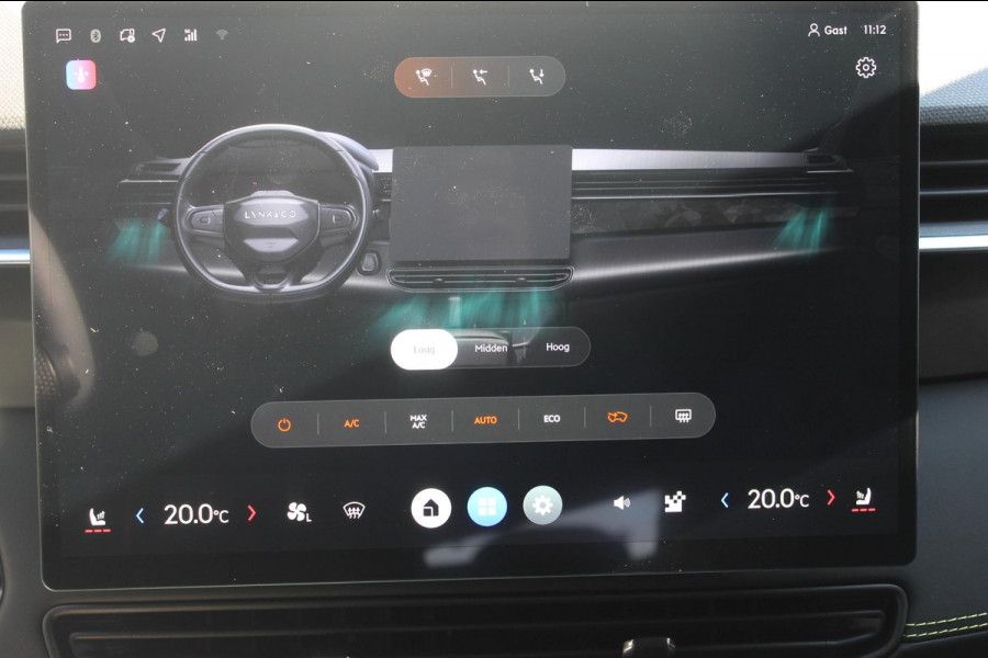 Lynk & Co 01 276PK Automaat Core / Adaptieve cruise control / Stoel - en stuurwielverarming / Parkeersensoren met camera / Apple carplay / Trekhaak / Metallic lak / 19" lichtmetalen velgen