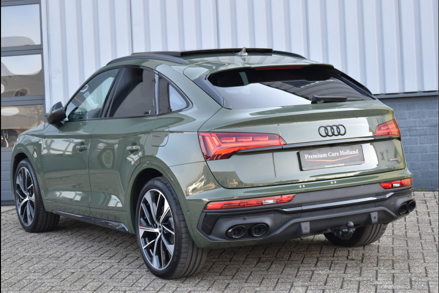 Audi Q5 Sportback 55 TFSI e S-Line 367 Pk Pano Lucht 360 Camera Oled Massage Vol Leder Matrix Led Trekhaak SQ5