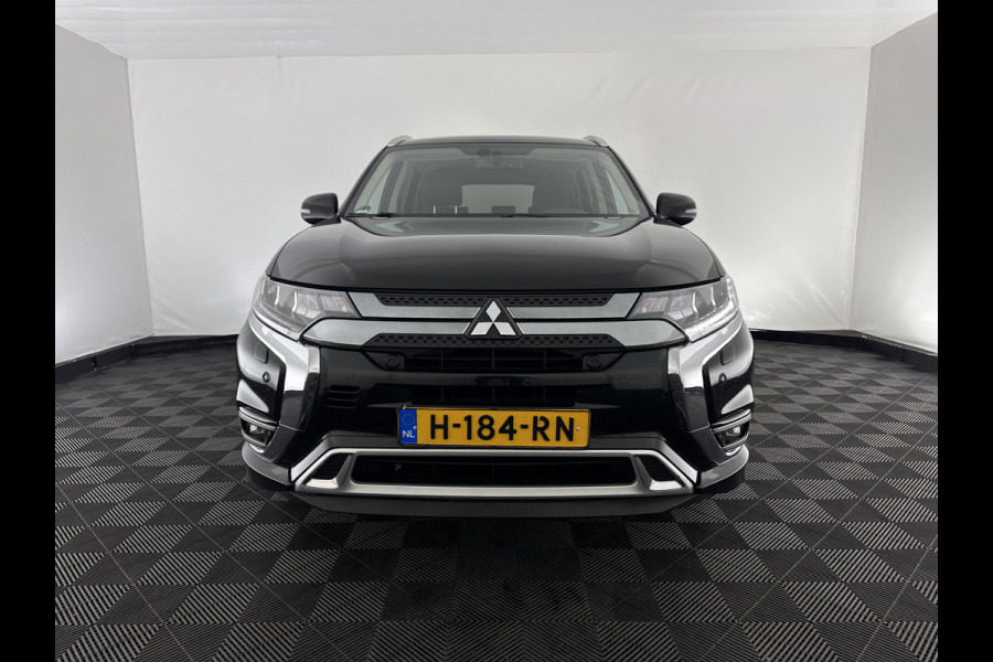 Mitsubishi Outlander 2.4 PHEV Intense AWD (Plug-in) (INCL-BTW) *LEATHER-ALCANTARA | FULL-LED | KEYLESS | BLINDSPOT | CAMERA | HEATED-COMFORTSEATS | ECC | SHIFTPADDLES | PDC | CRUISE | PRIVACYGLASS | DAB | TOWBAR | CARPLAY | 18''ALU*