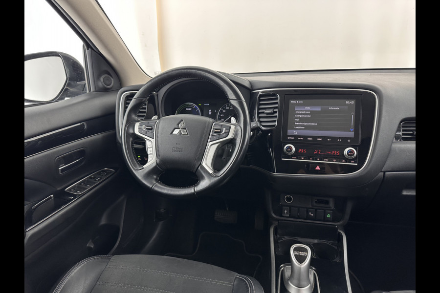 Mitsubishi Outlander 2.4 PHEV Intense AWD (Plug-in) (INCL-BTW) *LEATHER-ALCANTARA | FULL-LED | KEYLESS | BLINDSPOT | CAMERA | HEATED-COMFORTSEATS | ECC | SHIFTPADDLES | PDC | CRUISE | PRIVACYGLASS | DAB | TOWBAR | CARPLAY | 18''ALU*