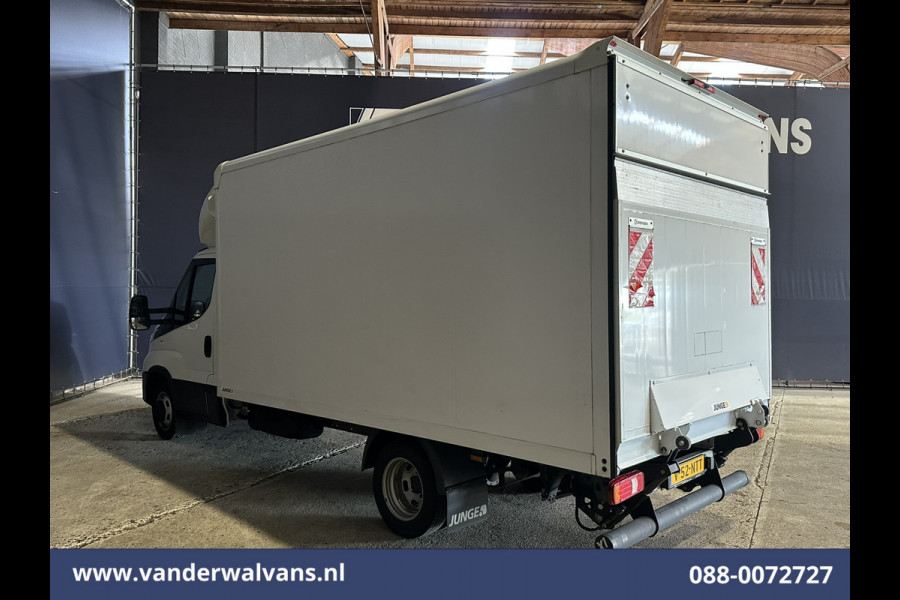 Iveco Daily 35C16H 157pk Bakwagen Dubbel Lucht Laadklep Euro6 Airco | Camera | 1010kg laadvermogen Bijrijdersbank