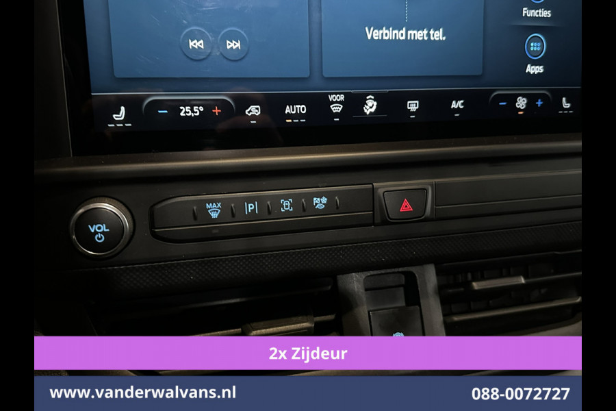 Ford Transit Custom 2.0 TDCI 136pk L1H1 Euro6 Airco | 2x zijdeur | Camera | LED | Cruisecontrol | Apple Carplay Android Auto, Parkeersensoren, Verwarmde voorruit, Bijrijdersbank, Stoelverwarming, 2800kg trekvermogen