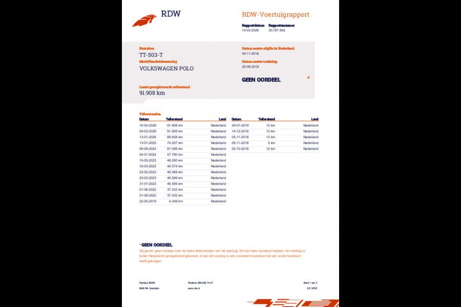 Volkswagen Polo 1.0 TSI Comfortline | PDC | Carplay | Navi |