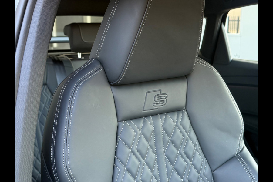 Audi Q4 Sportback e-tron 40 S edition 77 kWh, 2 x S-LINE, vol zwart lederen sport leder, SOH 95 %, 1e eigenaar, NL auto met nap