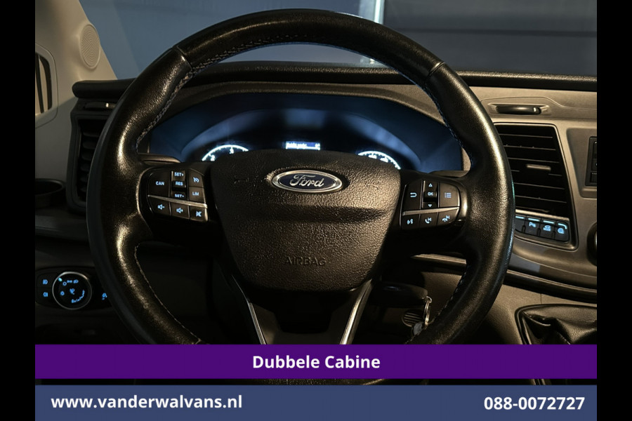 Ford Transit 2.0 TDCI 131pk L3H2 Dubbele Cabine Euro6 Airco | 7-Zits | Imperiaal | 2500kg Trekhaak | Cruisecontrol Verwarmde voorruit, Parkeersensoren