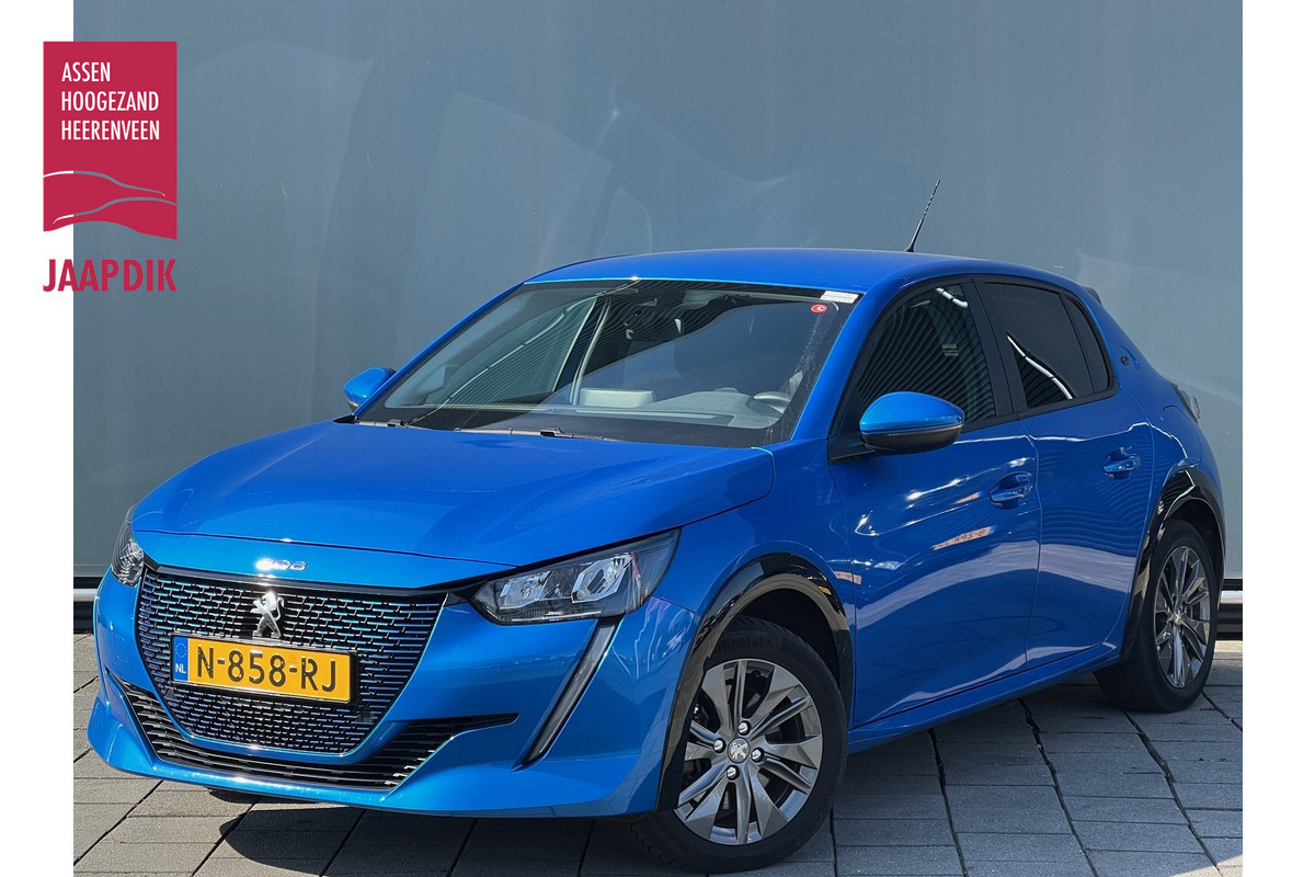 Peugeot e-208 BWJ 12-2021 | 136PK EV Active Pack 50 kWh | STOELVERW | LED | CARPLAY | CLIMA | NAVI | CRUISE | PDC |