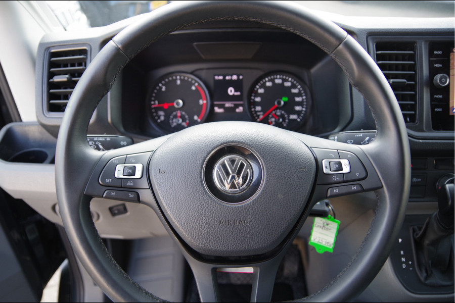 Volkswagen Crafter 35 2.0 TDI L3H2 177PK AUT. 2X ERGO ACTIVE GEVEERDE STOEL, LEDER, CAMERA, CRUISE, VOORRUIT VERWARMING, APPLE CARPLAY, ANDROID AUT