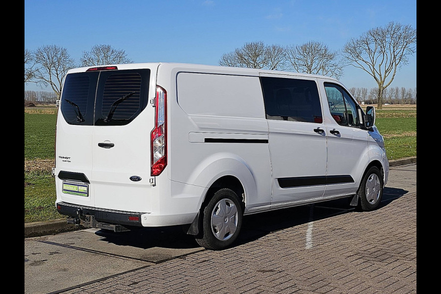 Ford Transit Custom 320 2.0 TDCI L2H1 DC Automaat Airco Cruise Control PDC Achterdeuren Trekhaak