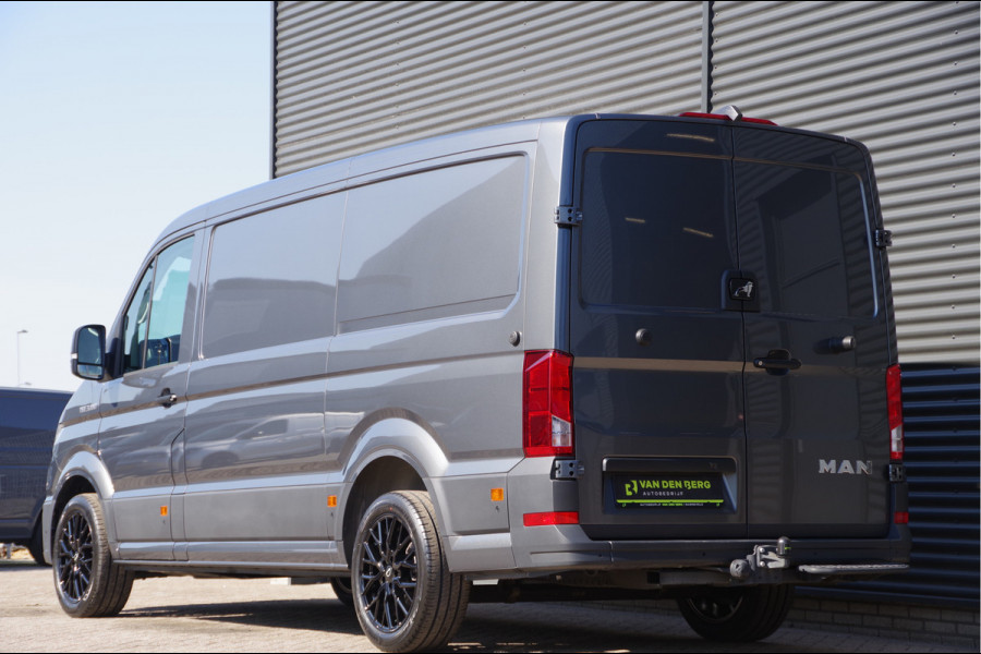 MAN TGE 3.180 35 2.0 L3H2 177PK AUT. LED, TREKHAAK, GEV. ERGO ACTIVE STOEL, STANDKACHEL, STOELVERWARMING, STUURVERWARMING, VOORRUIT VERW