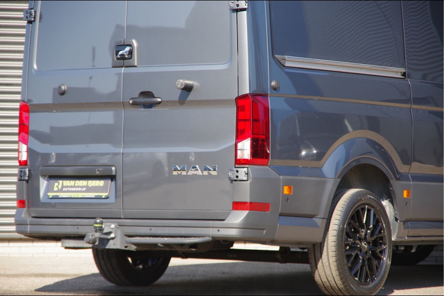 MAN TGE 3.180 35 2.0 L3H2 177PK AUT. LED, TREKHAAK, GEV. ERGO ACTIVE STOEL, STANDKACHEL, STOELVERWARMING, STUURVERWARMING, VOORRUIT VERW