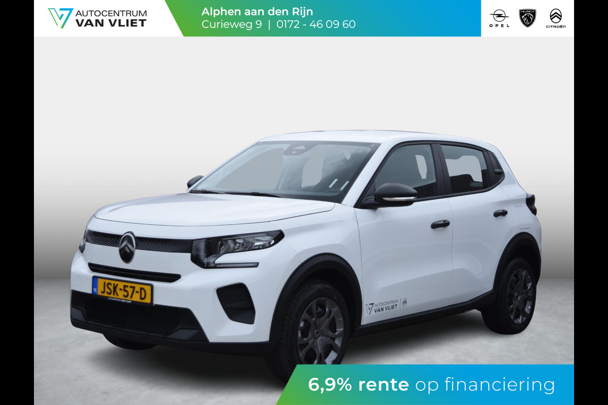 Citroën ë-C3 You 113pk 44 kWh | AIRCO | CRUISE CONROL | PARKEERSENSOREN | DEMO