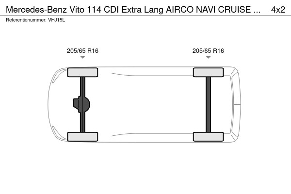 Mercedes-Benz Vito 114 CDI Extra Lang AIRCO NAVI CRUISE CAMERA