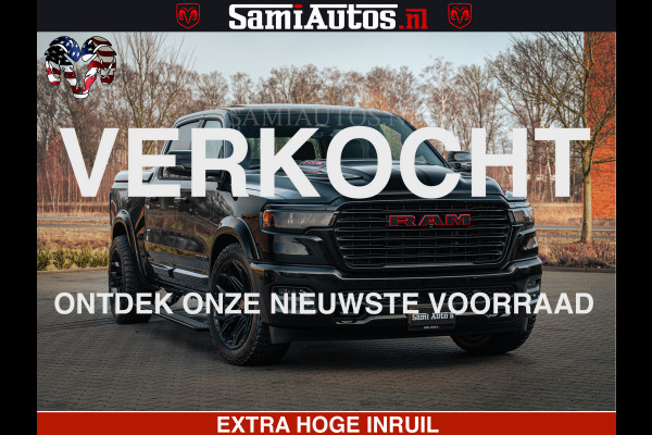 Dodge Ram 1500 Night Premium | Full Option | De Meest Luxe Pick-Up in zijn Klasse | Comfortabele Dubbele Cabine met Royale 5 Zitplaatsen | BPM vrij | Nu Leverbaar uit Voorraad | Voorraad Nr 2200 - 0886