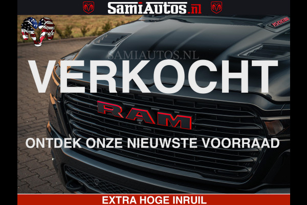 Dodge Ram 1500 Night Premium | Full Option | De Meest Luxe Pick-Up in zijn Klasse | Comfortabele Dubbele Cabine met Royale 5 Zitplaatsen | BPM vrij | Nu Leverbaar uit Voorraad | Voorraad Nr 2200 - 0886