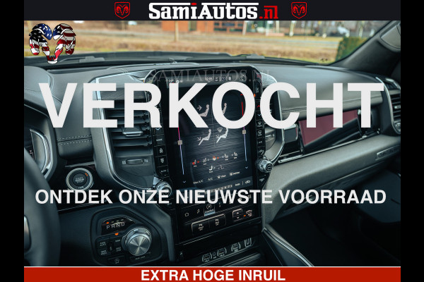 Dodge Ram 1500 Night Premium | Full Option | De Meest Luxe Pick-Up in zijn Klasse | Comfortabele Dubbele Cabine met Royale 5 Zitplaatsen | BPM vrij | Nu Leverbaar uit Voorraad | Voorraad Nr 2200 - 0886
