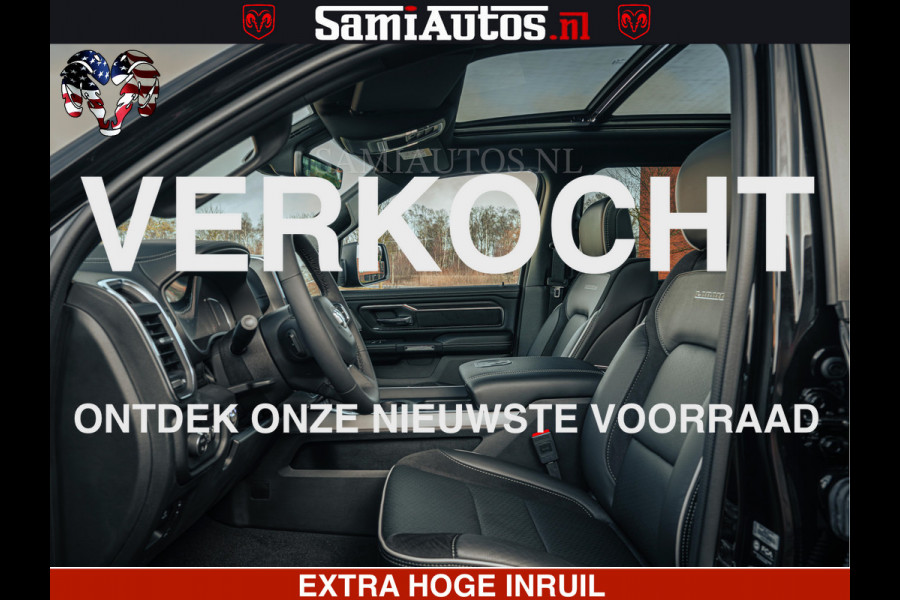 Dodge Ram 1500 Night Premium | Full Option | De Meest Luxe Pick-Up in zijn Klasse | Comfortabele Dubbele Cabine met Royale 5 Zitplaatsen | BPM vrij | Nu Leverbaar uit Voorraad | Voorraad Nr 2200 - 0886