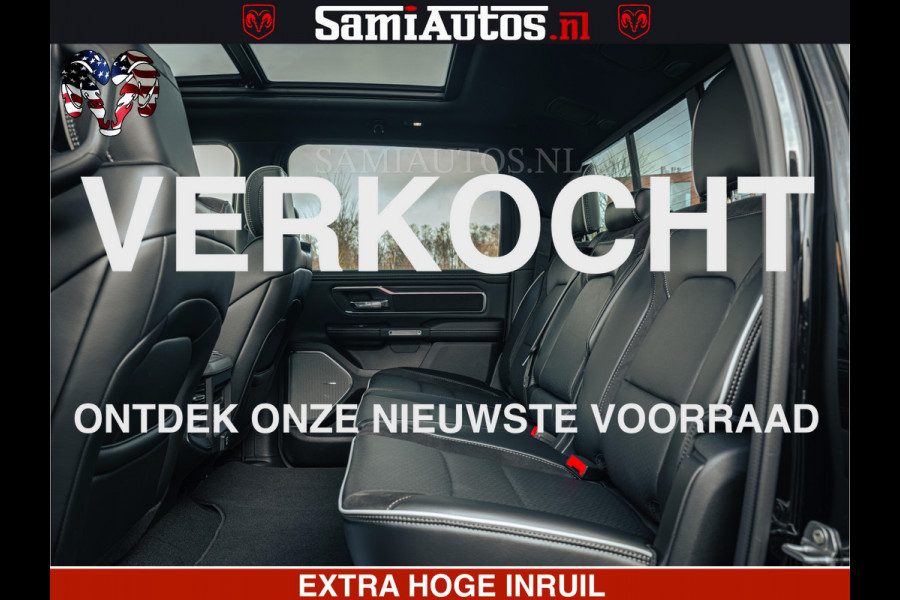 Dodge Ram 1500 Night Premium | Full Option | De Meest Luxe Pick-Up in zijn Klasse | Comfortabele Dubbele Cabine met Royale 5 Zitplaatsen | BPM vrij | Nu Leverbaar uit Voorraad | Voorraad Nr 2200 - 0886