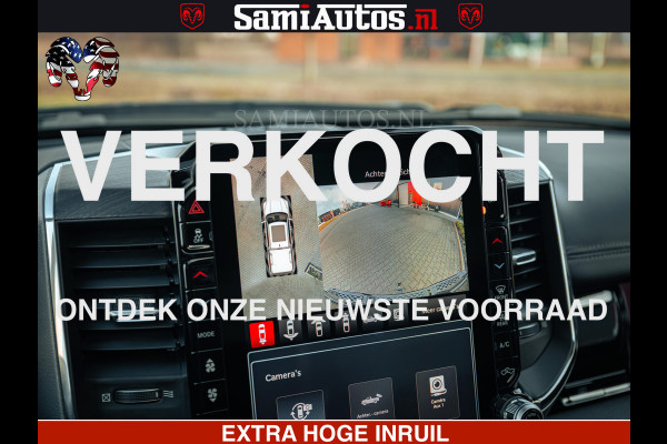 Dodge Ram 1500 Night Premium | Full Option | De Meest Luxe Pick-Up in zijn Klasse | Comfortabele Dubbele Cabine met Royale 5 Zitplaatsen | BPM vrij | Nu Leverbaar uit Voorraad | Voorraad Nr 2200 - 0886
