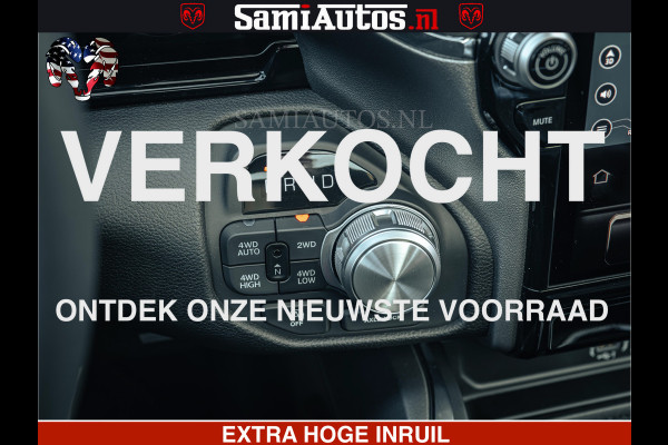 Dodge Ram 1500 Night Premium | Full Option | De Meest Luxe Pick-Up in zijn Klasse | Comfortabele Dubbele Cabine met Royale 5 Zitplaatsen | BPM vrij | Nu Leverbaar uit Voorraad | Voorraad Nr 2200 - 0886