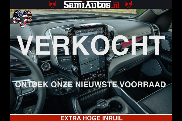 Dodge Ram 1500 Night Premium | Full Option | De Meest Luxe Pick-Up in zijn Klasse | Comfortabele Dubbele Cabine met Royale 5 Zitplaatsen | BPM vrij | Nu Leverbaar uit Voorraad | Voorraad Nr 2200 - 0886