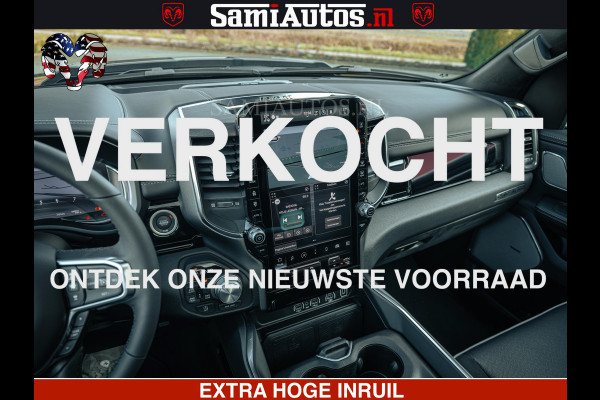 Dodge Ram 1500 Night Premium | Full Option | De Meest Luxe Pick-Up in zijn Klasse | Comfortabele Dubbele Cabine met Royale 5 Zitplaatsen | BPM vrij | Nu Leverbaar uit Voorraad | Voorraad Nr 2200 - 0886