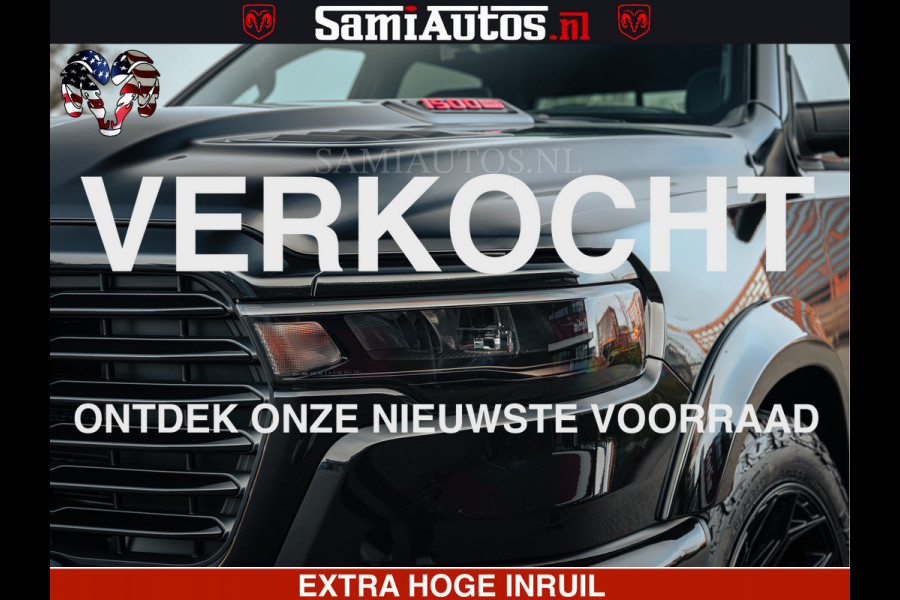 Dodge Ram 1500 Night Premium | Full Option | De Meest Luxe Pick-Up in zijn Klasse | Comfortabele Dubbele Cabine met Royale 5 Zitplaatsen | BPM vrij | Nu Leverbaar uit Voorraad | Voorraad Nr 2200 - 0886