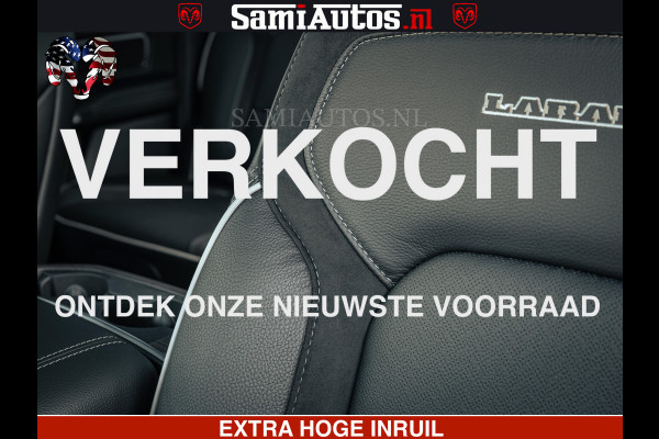 Dodge Ram 1500 Night Premium | Full Option | De Meest Luxe Pick-Up in zijn Klasse | Comfortabele Dubbele Cabine met Royale 5 Zitplaatsen | BPM vrij | Nu Leverbaar uit Voorraad | Voorraad Nr 2200 - 0886