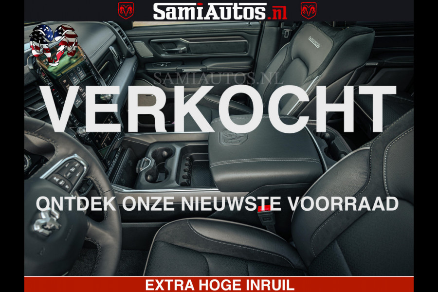 Dodge Ram 1500 Night Premium | Full Option | De Meest Luxe Pick-Up in zijn Klasse | Comfortabele Dubbele Cabine met Royale 5 Zitplaatsen | BPM vrij | Nu Leverbaar uit Voorraad | Voorraad Nr 2200 - 0886