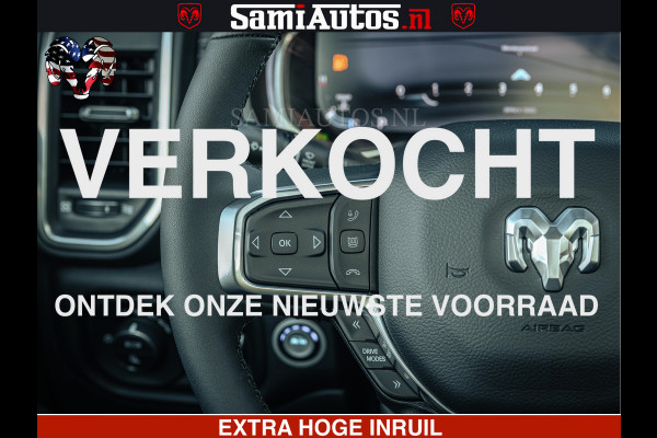 Dodge Ram 1500 Night Premium | Full Option | De Meest Luxe Pick-Up in zijn Klasse | Comfortabele Dubbele Cabine met Royale 5 Zitplaatsen | BPM vrij | Nu Leverbaar uit Voorraad | Voorraad Nr 2200 - 0886