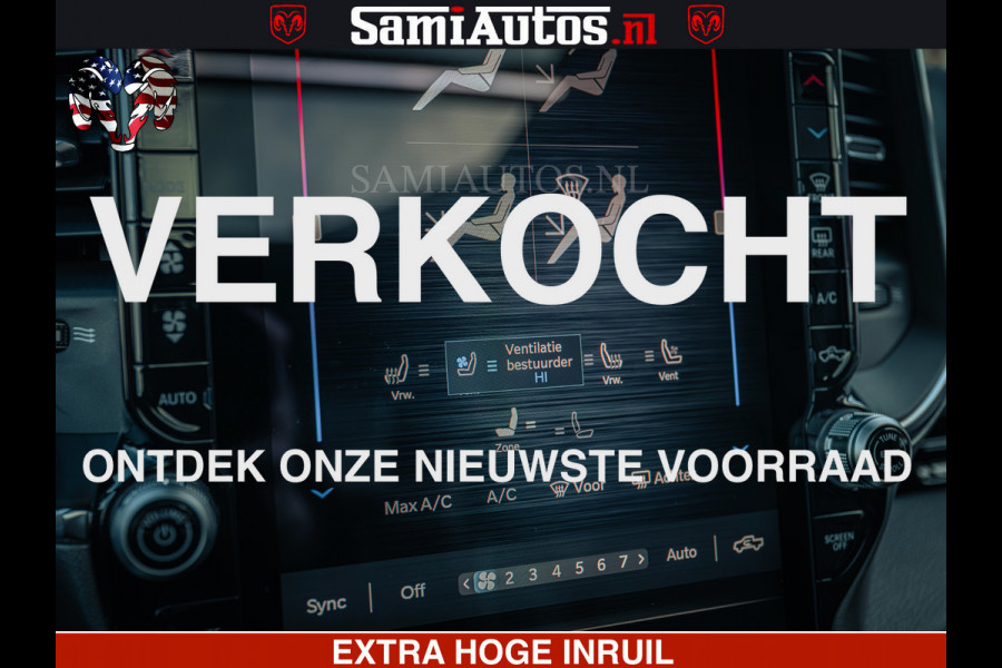 Dodge Ram 1500 Night Premium | Full Option | De Meest Luxe Pick-Up in zijn Klasse | Comfortabele Dubbele Cabine met Royale 5 Zitplaatsen | BPM vrij | Nu Leverbaar uit Voorraad | Voorraad Nr 2200 - 0886