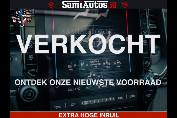 Dodge Ram 1500 Night Premium | Full Option | De Meest Luxe Pick-Up in zijn Klasse | Comfortabele Dubbele Cabine met Royale 5 Zitplaatsen | BPM vrij | Nu Leverbaar uit Voorraad | Voorraad Nr 2200 - 0886